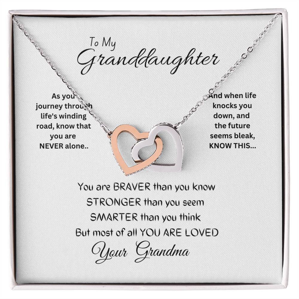 Personalized GRANDDAUGHTER GIFT - YOU ARE LOVED
