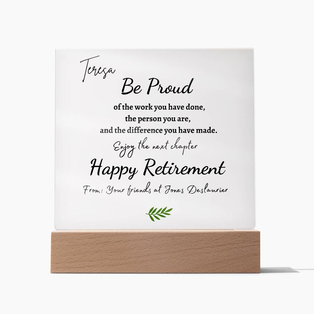 Happy Retirement - Be Proud