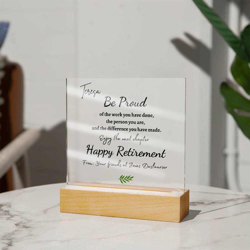 Happy Retirement - Be Proud