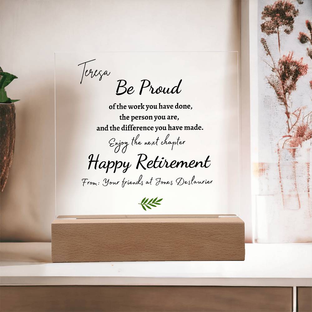 Happy Retirement - Be Proud