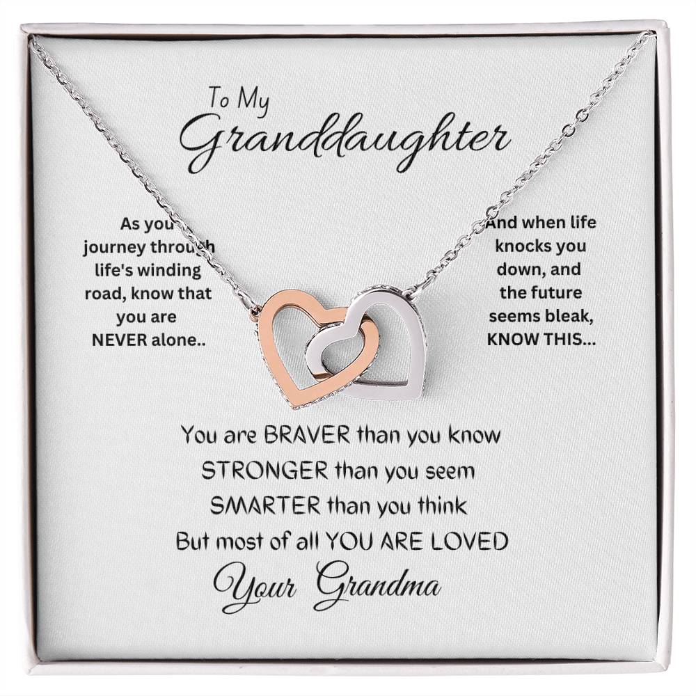 Personalized GRANDDAUGHTER GIFT -  YOU ARE LOVED